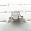 Fashion Natural Rose Quartz Crystal Rings Women's Jewelry 50pcs Wholesale 5