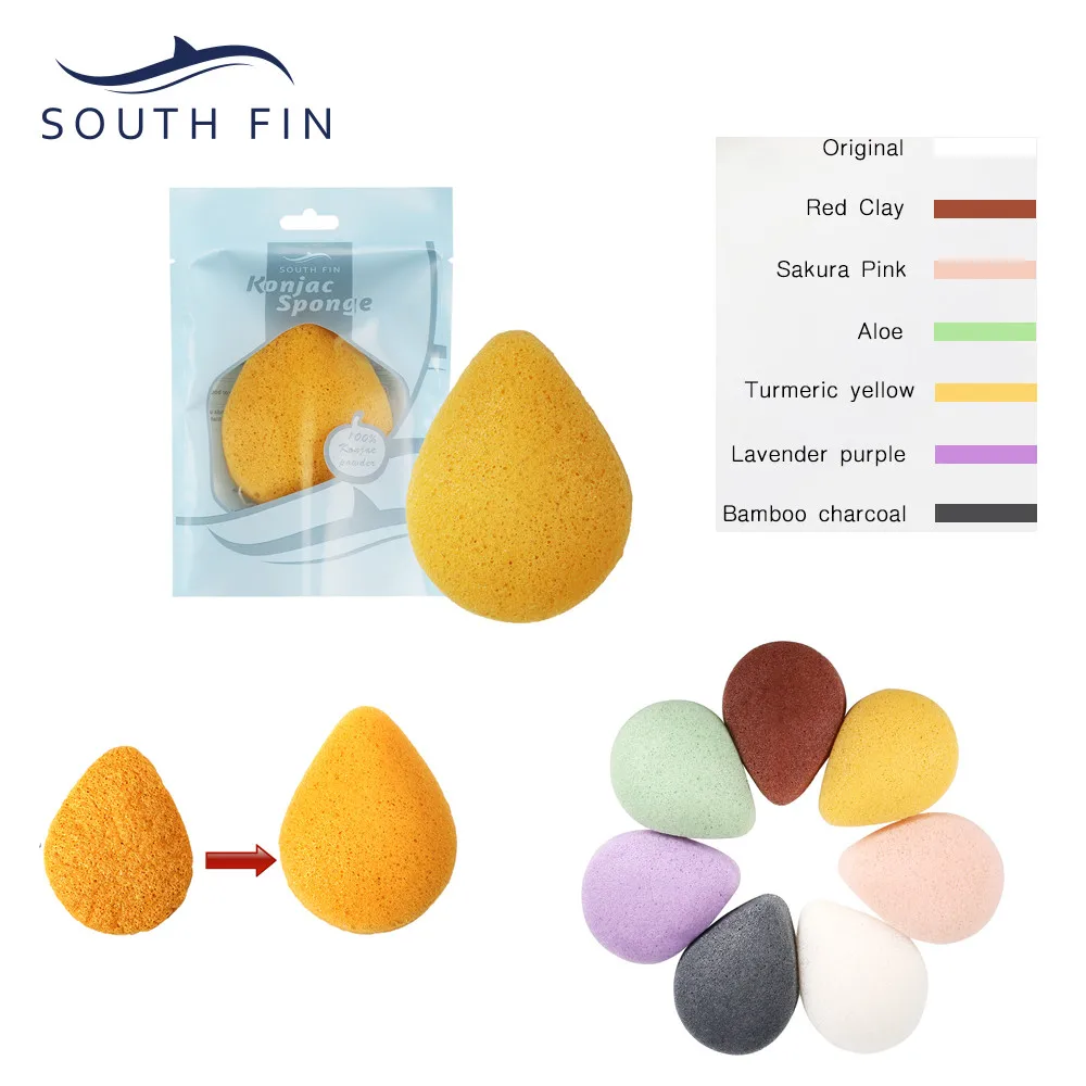 Губка для макияжа натуральная гладкая красота Косметическая пуховка слоеная натуральная микрофибра губка для очищения лица мойка Y610