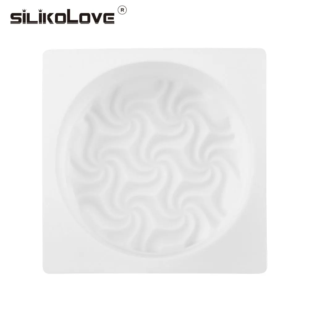 SILIKOLOVE круглой формы белого цвета свадебные силиконовые формы украшения торта инструменты аксессуары BPA бесплатно
