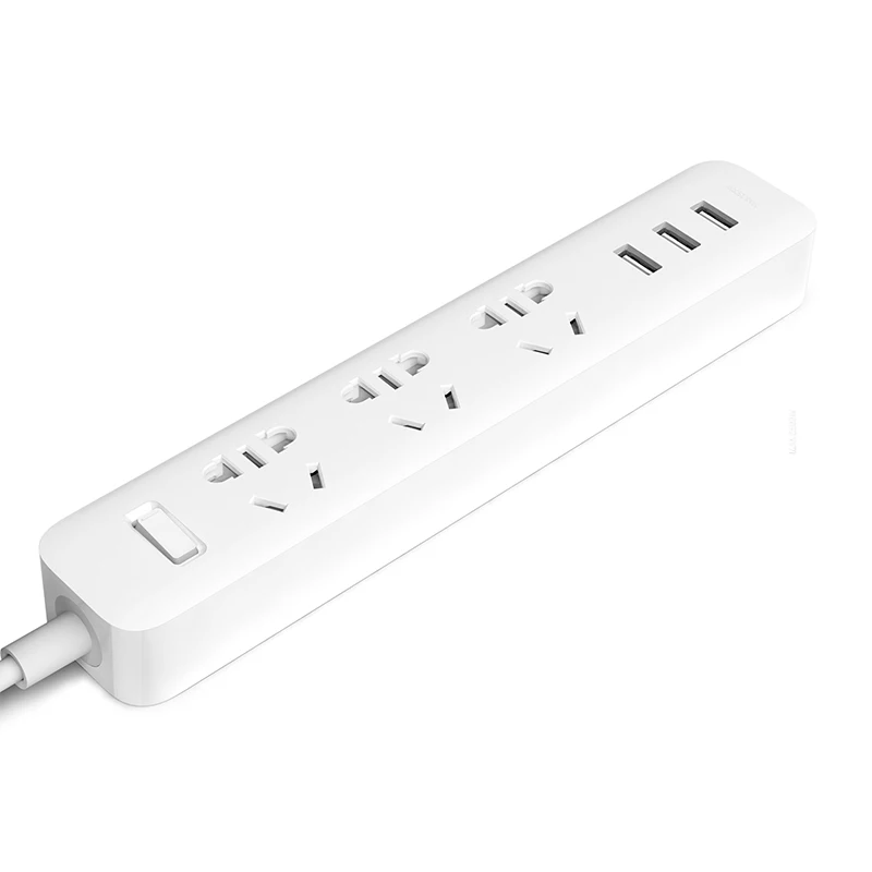 Оригинальная смарт розетка Xiaomi портативная Адаптивная лента питания с 3 usb