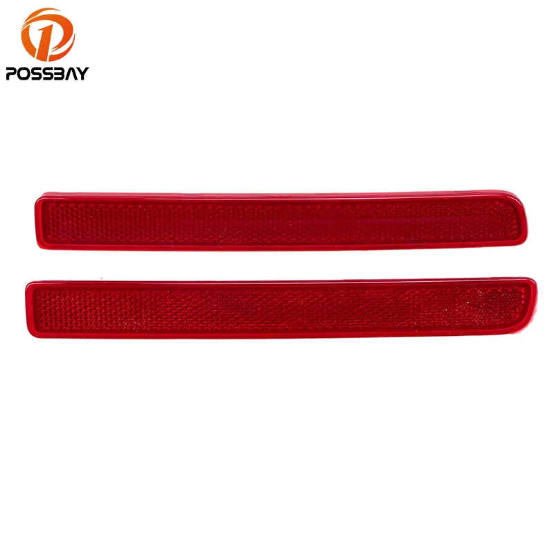 

POSSBAY Car Rear Bumper Reflector Fit for Land Rover Range Rover Sport 2010-2013 Parking Warning Stop Brake Tail Stickers