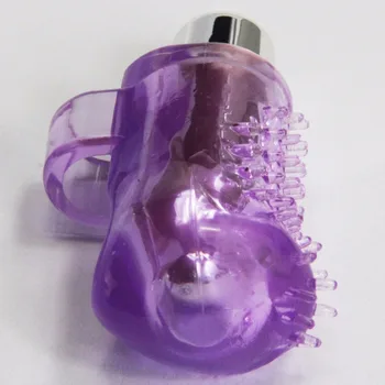 Finger Ring Vibration Thorns Stimulate plug Vibrator Oral Clit vagina Anal Vibrating Masturbation Adult Sex Toys For Woman 5