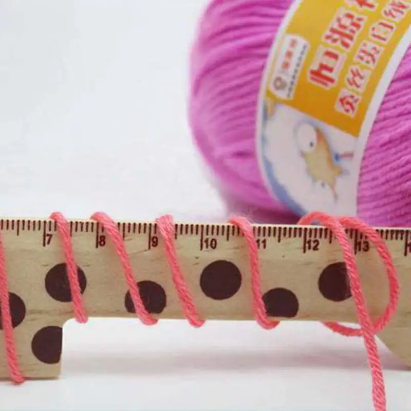 

50g Soft Silk Fiber Cashmere Yarns For Kids Eco-friendly Dyed Baby Wool Yarn For Knitting