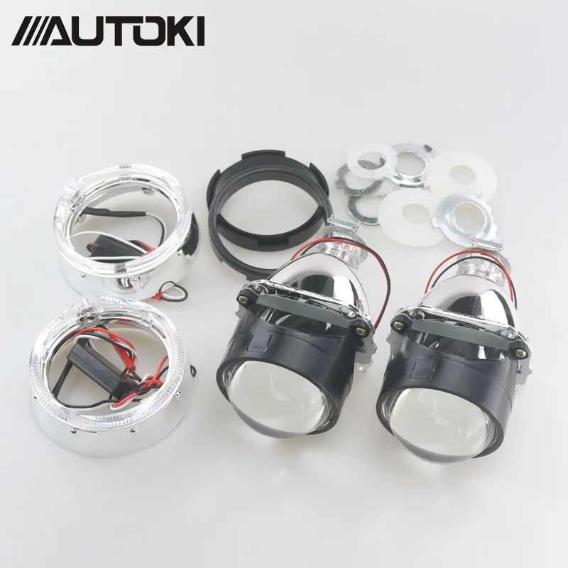 Новое поступление головной светильник для проектора Autoki H1 Mini 8 0 биксеноновые