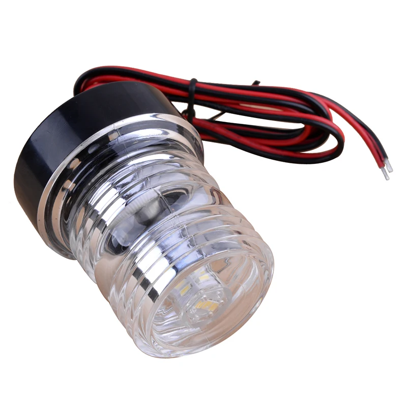 

12V Marine Boat Yacht LED Navigation Light Plastic All Round 360 Degree Anchor Light Red/Green/White