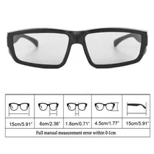 Круговые поляризованные Пассивные 3D стерео очки черные H4 для ТВ реальные D 3D кинотеатры Прямая поставка поддержка