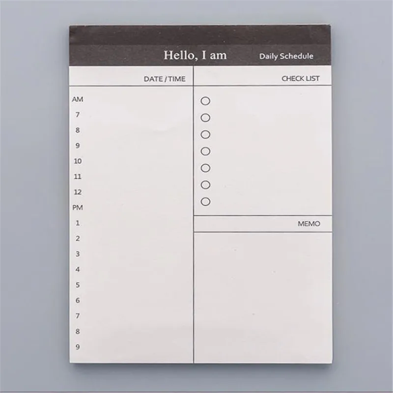 1 шт. бизнес блокноты для записей простые закладки креативные повседневные заметки школьные офисные канцелярские принадлежности бумажные наклейки легко носить с собой