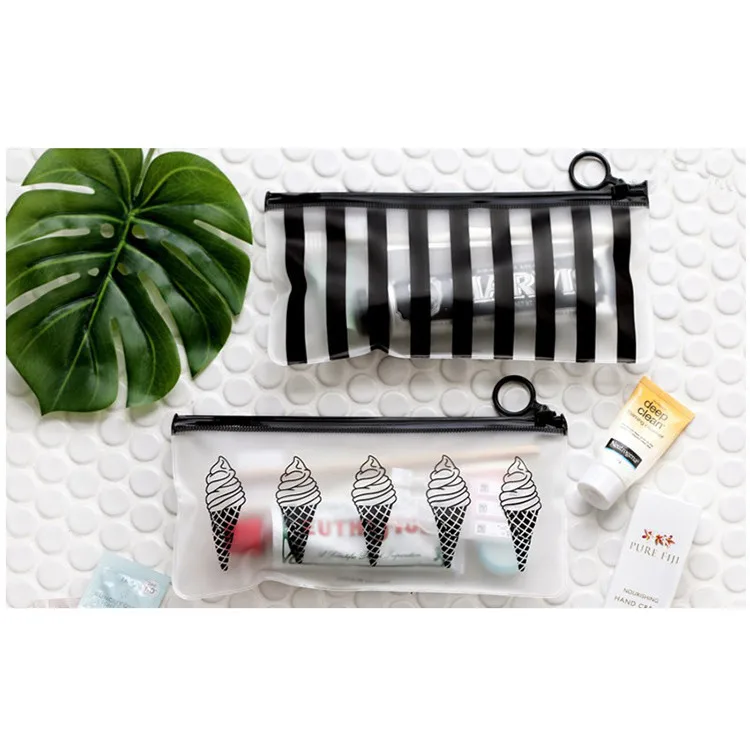 المرأة واضح السفر التجميل أكياس PVC حقيبة مستحضرات تجميل المكياج التخزين المنظم الجمال حالة سيدة غسل أكياس حقيبة يد الحقيبة اكسسوارات