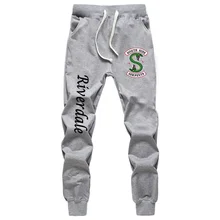 Популярный телесериал с принтом ривердейла, высококачественные длинные брюки, повседневные штаны для студентов, летние модные спортивные дышащие штаны