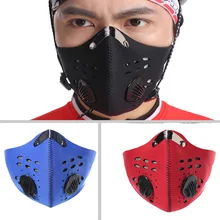 Тренировочная маска, тренировочная маска, велосипедные маски для лица с фильтром, половина лица, карбоновая маска для велосипеда, маски для тренировок
