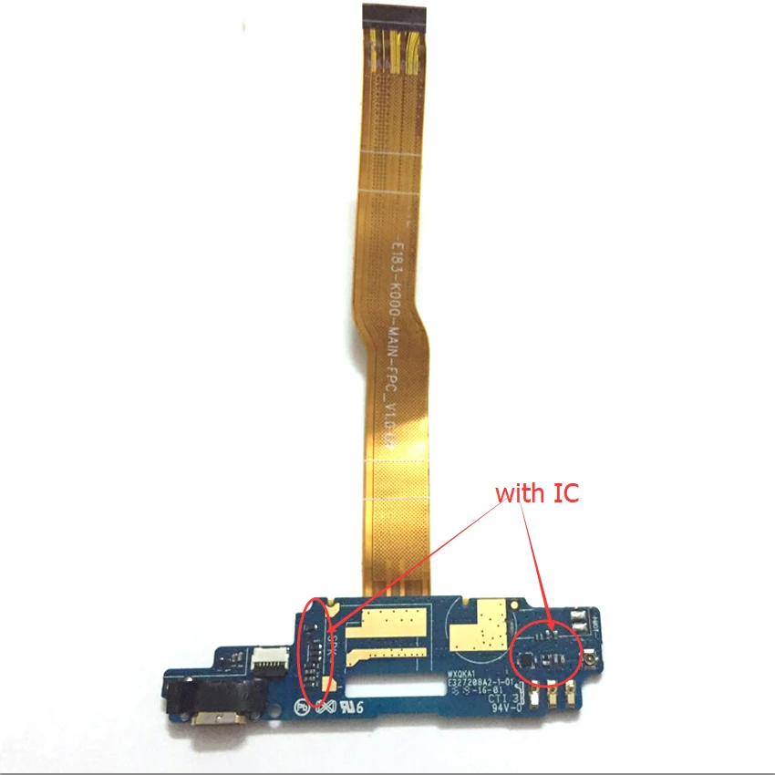 Гибкий кабель для ZTE Voyage 4 Blade A610 BA610 разъем Micro USB зарядки док | Шлейфы для мобильных телефонов -32864850538