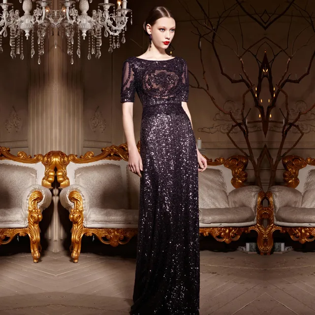 Elegant Deep Purple Dresses