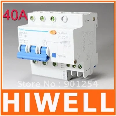 

3P + N 40A leakage circuit breakers, household leakage protection, air switch, 100% quality products, China's sales of the first