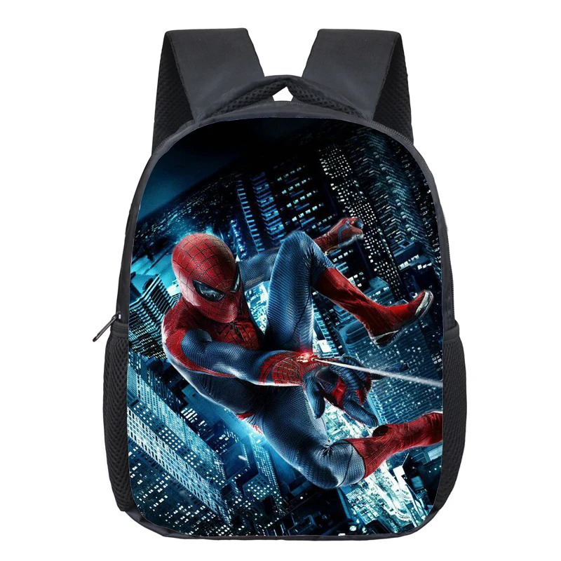 12 дюймов супергероя с принтом «Железный человек», «Бэтмен» школьный рюкзак Тор печать школьные сумки для детей детский сад Детский рюкзак подарок - Цвет: 014