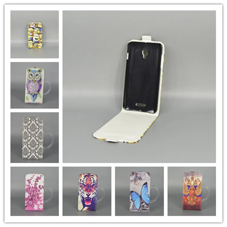 

For Alcatel One Touch Pop Star 3G 5022X 5022D 5022 Hot Pattern Cute PrintingVertical Flip Cover Open Down/up filp leather case