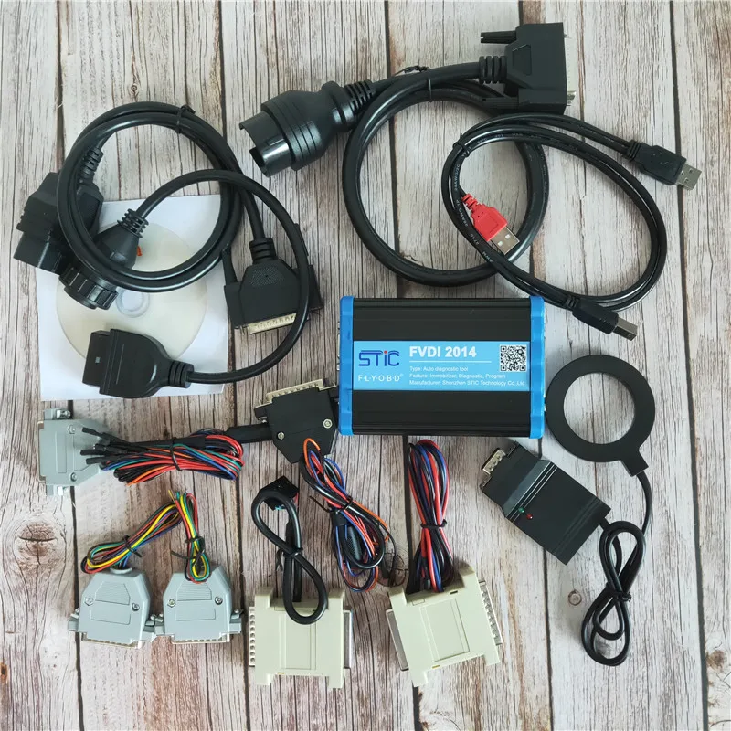 

Original FVDI 2014 ABRITES Commander Diagnostic Scanner Odometer Correction Key Programmer Unlimited With 18 Software