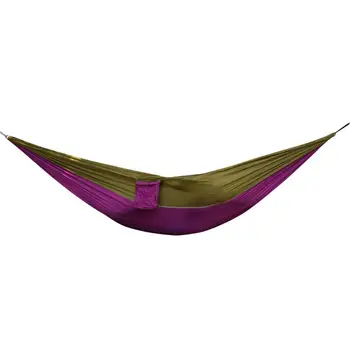 

Good Quality Outdoor Light Weight Folding Nylon Double Camping Hammocks With Tree Straps Double