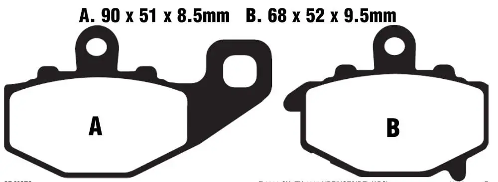 Мотоцикл тормозные колодки для Kawasaki ZR 400 Зефир (g2/G3/g3a/G4/G5) 1995 2001 сзади мотоцикл