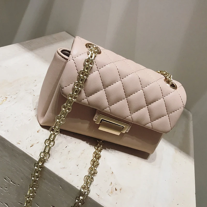 

Baobao women bag New wave Korean version Lingge chain bag Women's small bag Shoulder Messenger Bag
