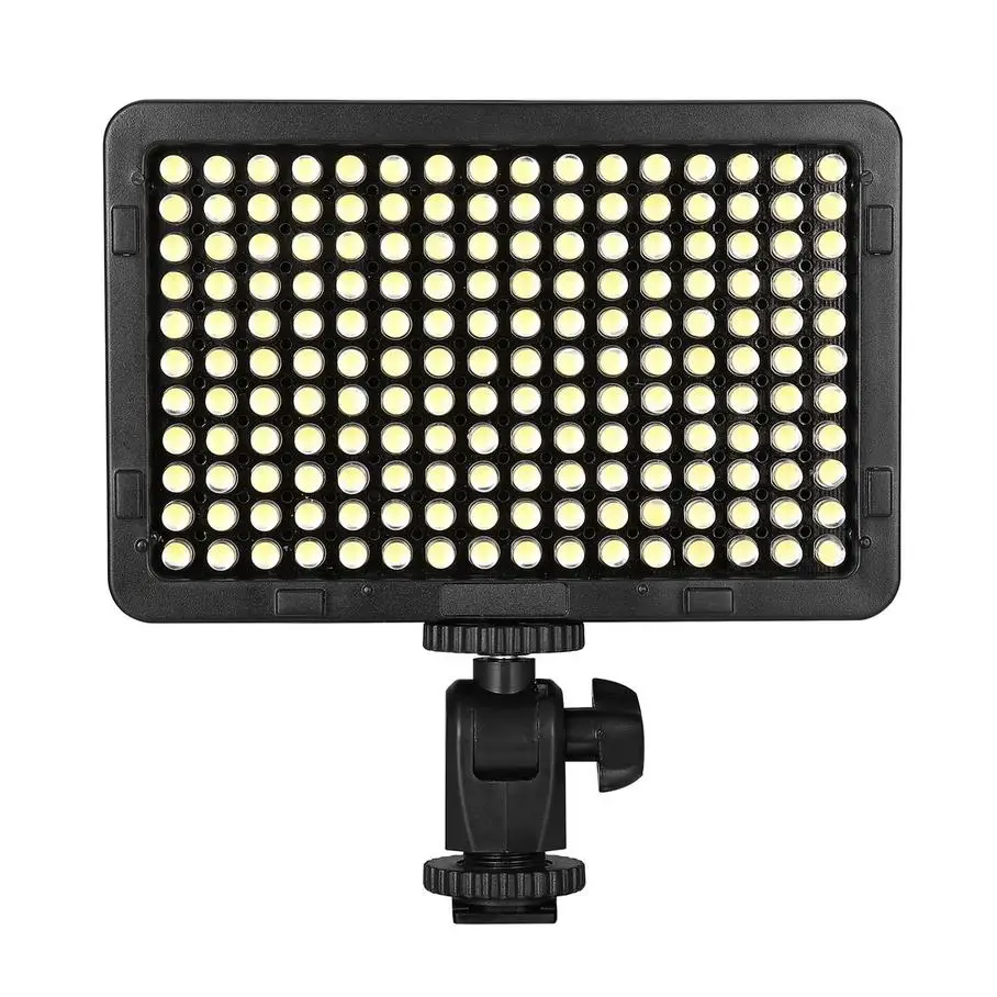 

EACHSHOT LED Ultra Bright 5500K Dimmable On Camera Video Light for DSLR Cameras as w160 cn160 160 video light with 176 stand