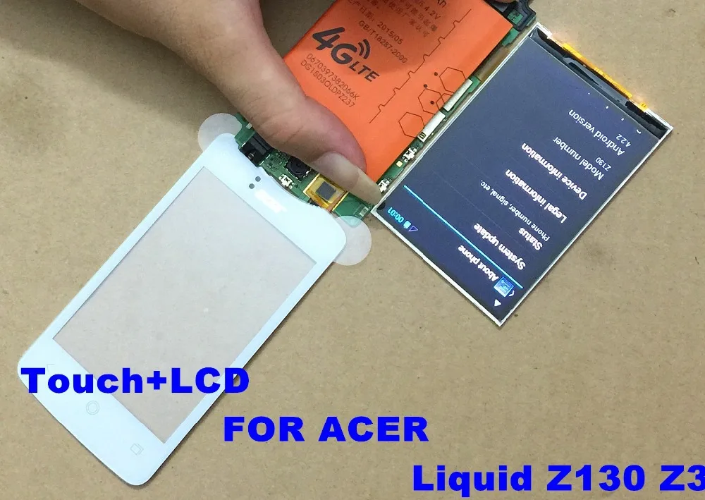 ЖК дисплей для Acer Liquid Z130 Z3|5 pcs/lot|display 5display lcd |