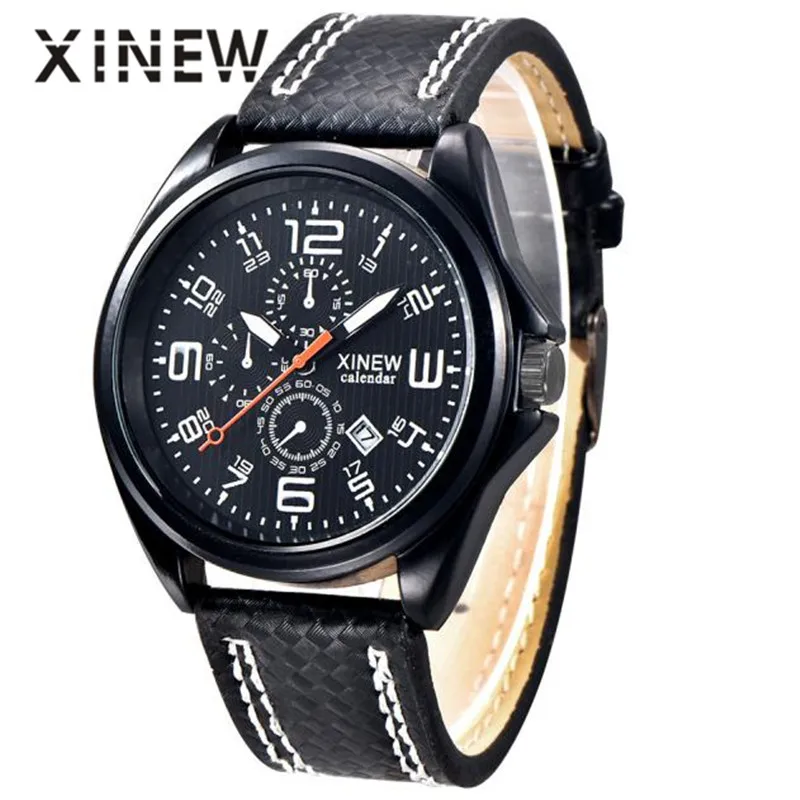 

watch Reloj relogio masculino 2017 watch men Stainless Steel Luxury Sport Date Analog Quartz Wrist Clock 17apr30