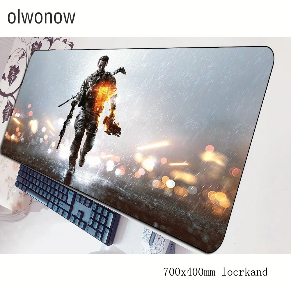 

battlefield mousepad 700x400x3mm gaming mouse pad big gamer mat anime game computer desk padmouse keyboard wrist rest play mats