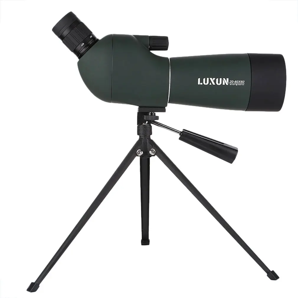 20-60x60/25-75x70 Зрительная труба зум Монокуляр телескоп большой апертурой HD наружного наблюдения Водонепроницаемый зеленый фильм телескоп