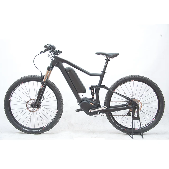 27 5inch Carbon Fiber Ebike Full Suspension Soft Tail 27 5inch Carbon Fiber Ebike Full Suspension Soft Tail Electric Mountain Bike Bafang Mid Motor Bicycle
