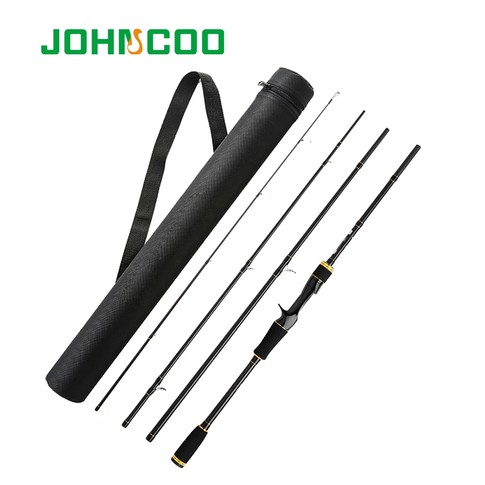 JOHNCOO новейшая карбоновая спиннинговая удочка ультра легкая для литья