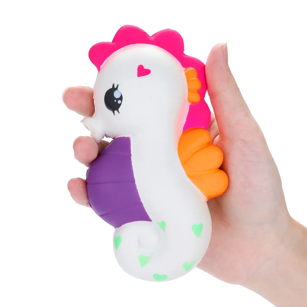 

Squishy Slow Rising Squeeze Kid Toy Squishy Soft Adorable Seahorse Slow Rising Cream Squeeze Scented Stress Relief Toys