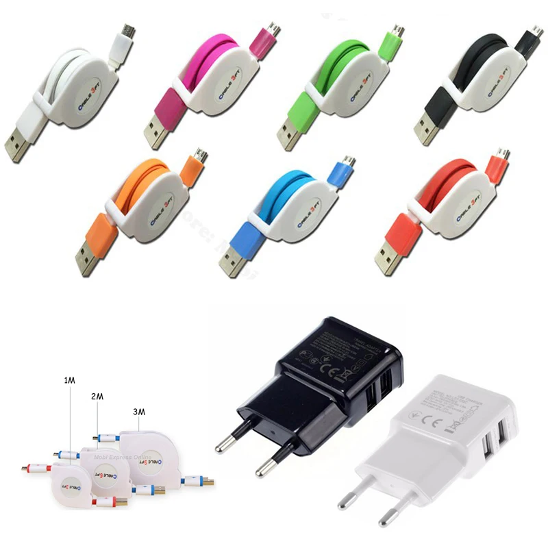 1 м/2 м/3 м Выдвижной Micro USB кабель для samsung A5 A7 A9 Xiaomi Redmi Note 5 6 pro huawei usb зарядный кабель провод