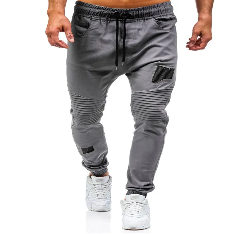 Brand Men Pants Hip Hop Harem Joggers Pants 2018 Male Trousers Mens ...