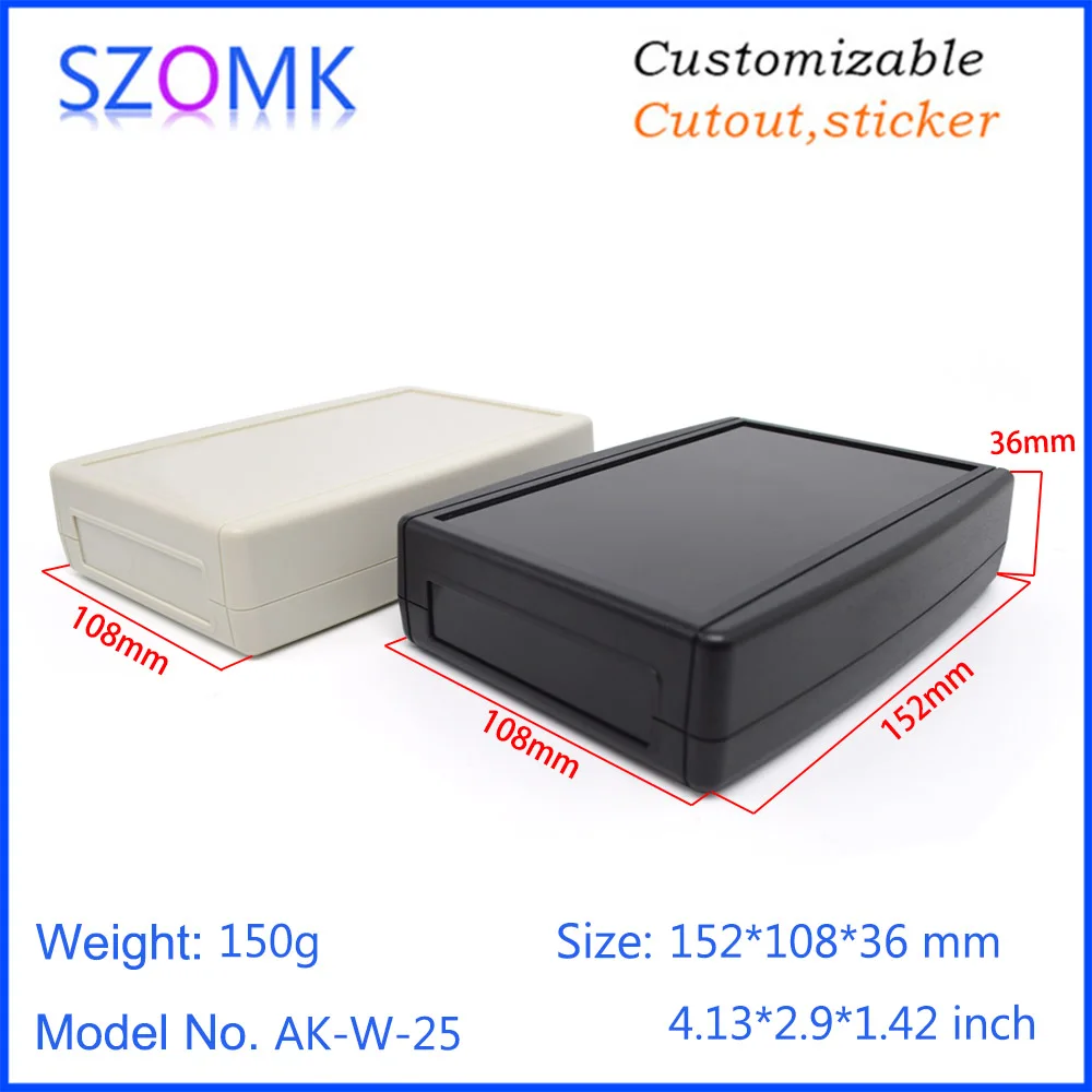 szomk plastic box enclosure for electronics wall mounting instrument enclosure pcb device box junction housing (9)