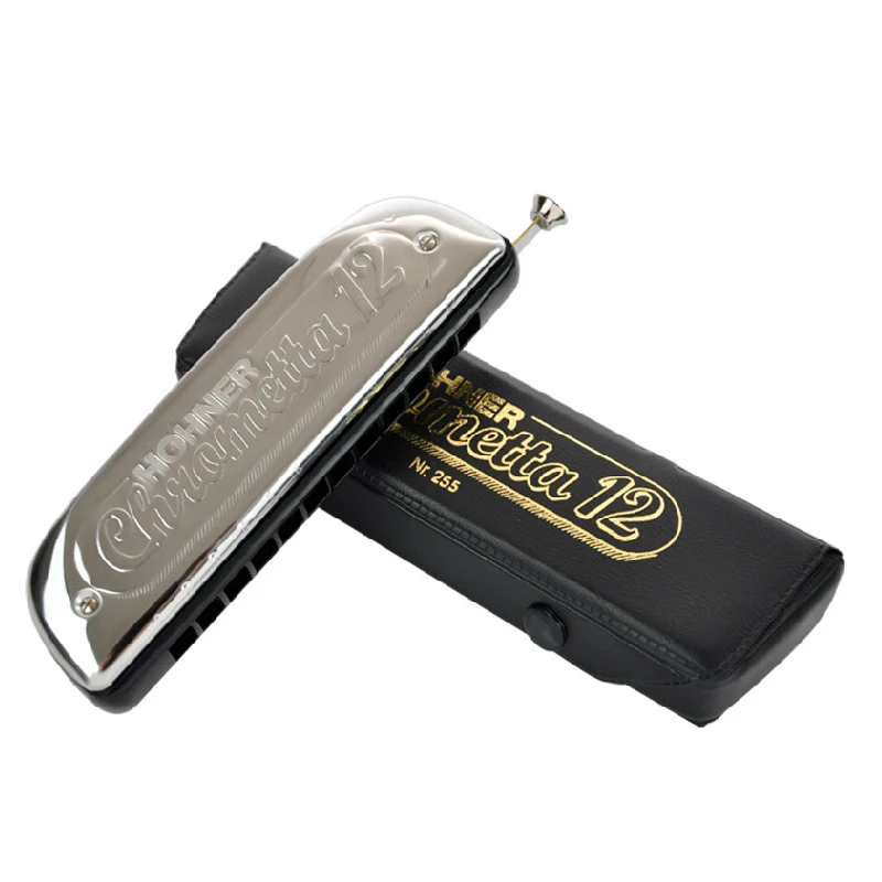 Немецкий оригинальный HOHNER 255 Хроматическая Губная гармошка ABS гребень 12