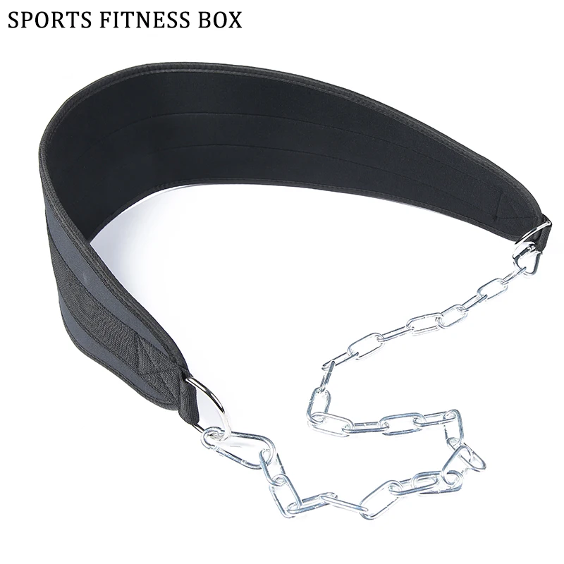 

Dipping Belt Weight Lifting Belt with Chain for Pull Up Chin Up Kettlebell Barbell Fitness Bodybuilding Gym Belt