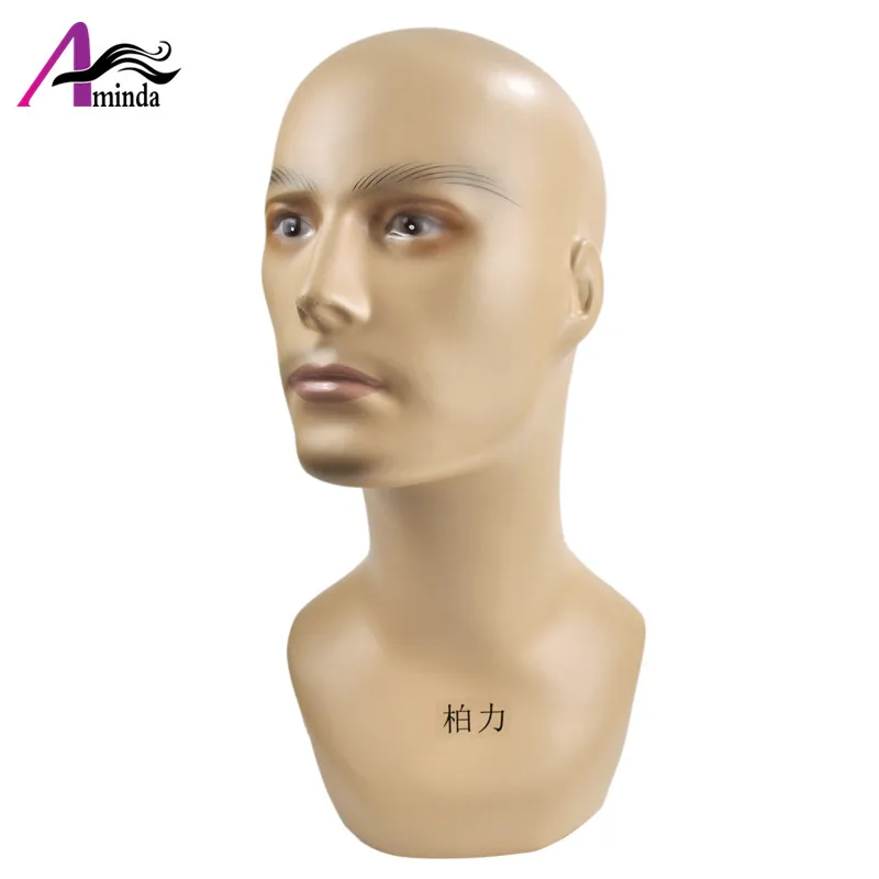 Free Shipping Fiberglass Abstact Male Mannequin Head For Sunglass Wig Hat Scarf  Display, Mannequins for VR Showcase Show Realistic Model (5)