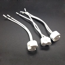 5 шт. MR16/G5. 3/MR11 керамическая лампа базовая линия G4/G9 керамический держатель лампы 20 см длинный светильник разъем