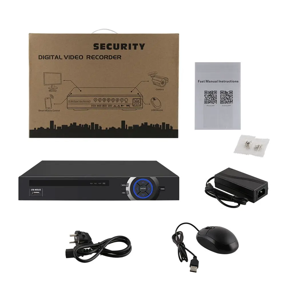 Сетевой видеорегистратор MISECU 2HDD 25CH 5MP 32CH 1080P 8CH 4K CCTV H.264/H.265 NVR DVR Onvif 2 0 для IP камеры SATA