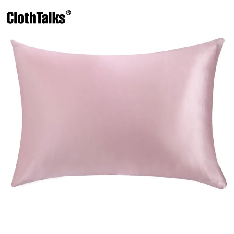 Clothtalks 1 шт. 100% чистого шелка наволочка с молнией супер мягкий размер