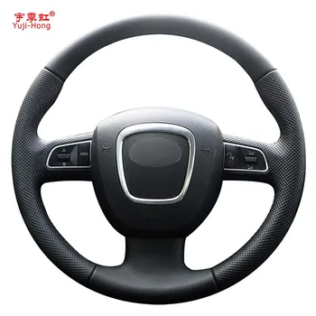 

Yuji-Hong Artificial Leather Car Steering Wheel Covers Case for Audi A3 (8P) A4 (B8) A5 2008-2010 A6 (C6) 2007-2011 Micro-fiber