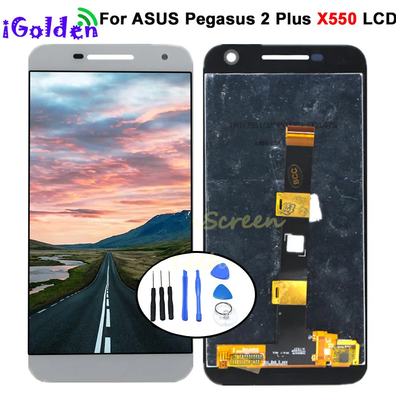 

For ASUS Pegasus 2 Plus X550 LCD Display Matrix + Touch Screen Digitizer Full Assembly 5.5'' 1920x1080 For X 550 white