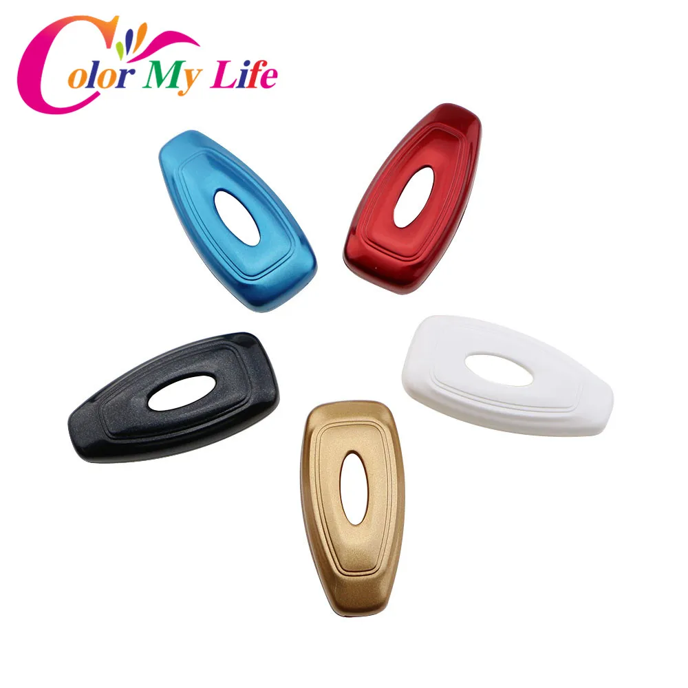 

Color My Life ABS Paint Key Protection Cover Key Box Key Bag Case For Ford Ecosport Focus 3 4 Kuga Escape Refit Accessories