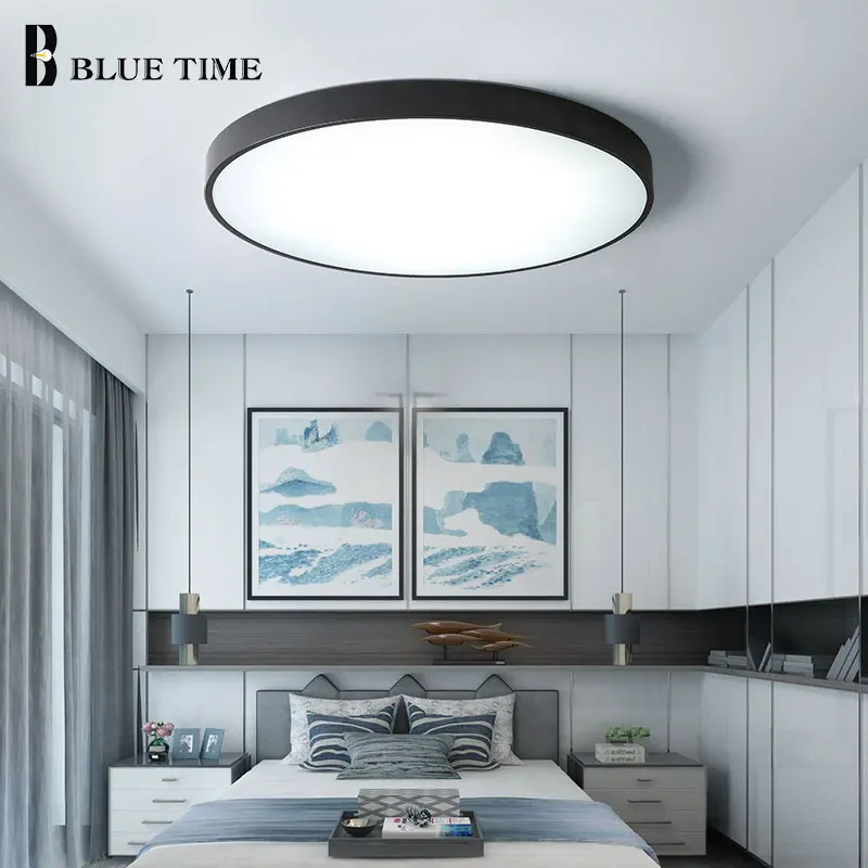 Современный металлический светодиодный потолочный светильник, черно-белый, простая светодиодная люстра, потолочный светильник для гостиной, спальни, столовой, светильник, светильники
