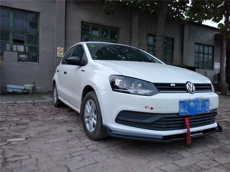 Для Volkswagen POLO Body kit спойлер- для поло ABS задний спойлер передний бампер диффузор защитные бамперы