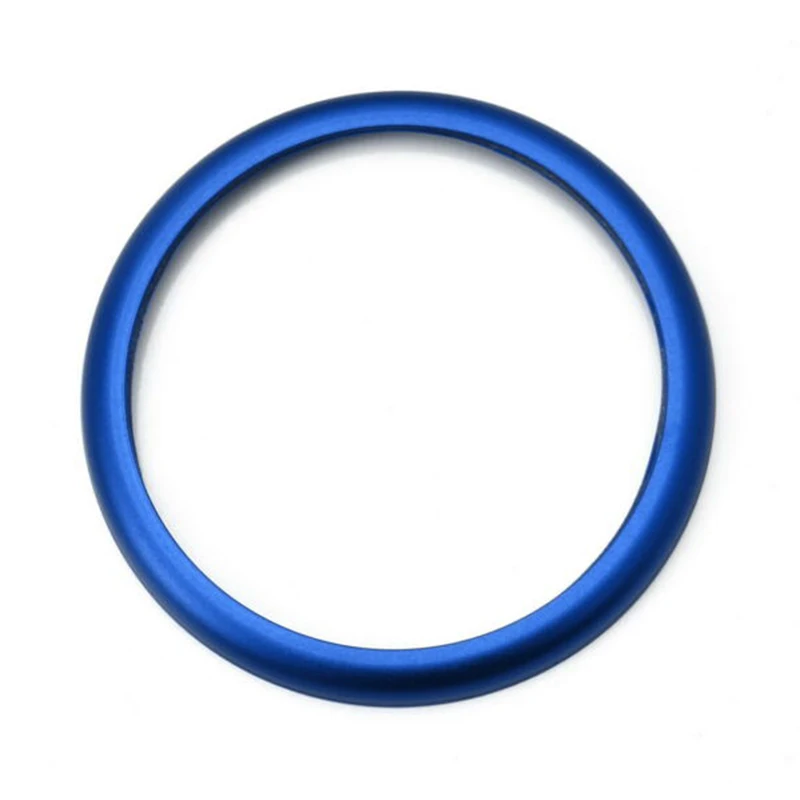 

1pc Blue Aluminum Decorative Ring For BMW F22 F30 F32 Car Center Console Multimedia Controller Knob Covers Interior Accessories