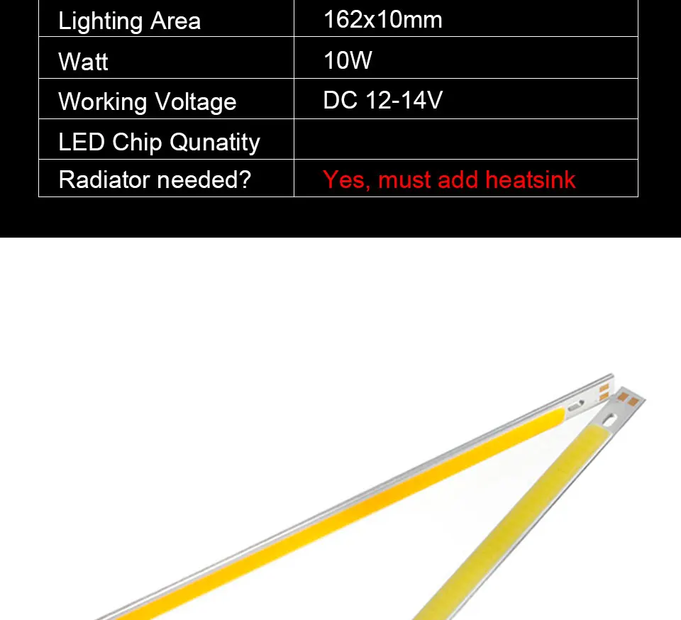 20cm cob led strip light bulb lamp 12v 10w led lighting for diy car bulbs (2)