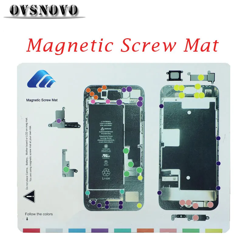 

Magnetic Screw Mat for iphone 6 6s 7 plus 7p 8 Work Guide Pad Professional Plate Repair Tools Mat for iphone 7 6s 6 plus Chart