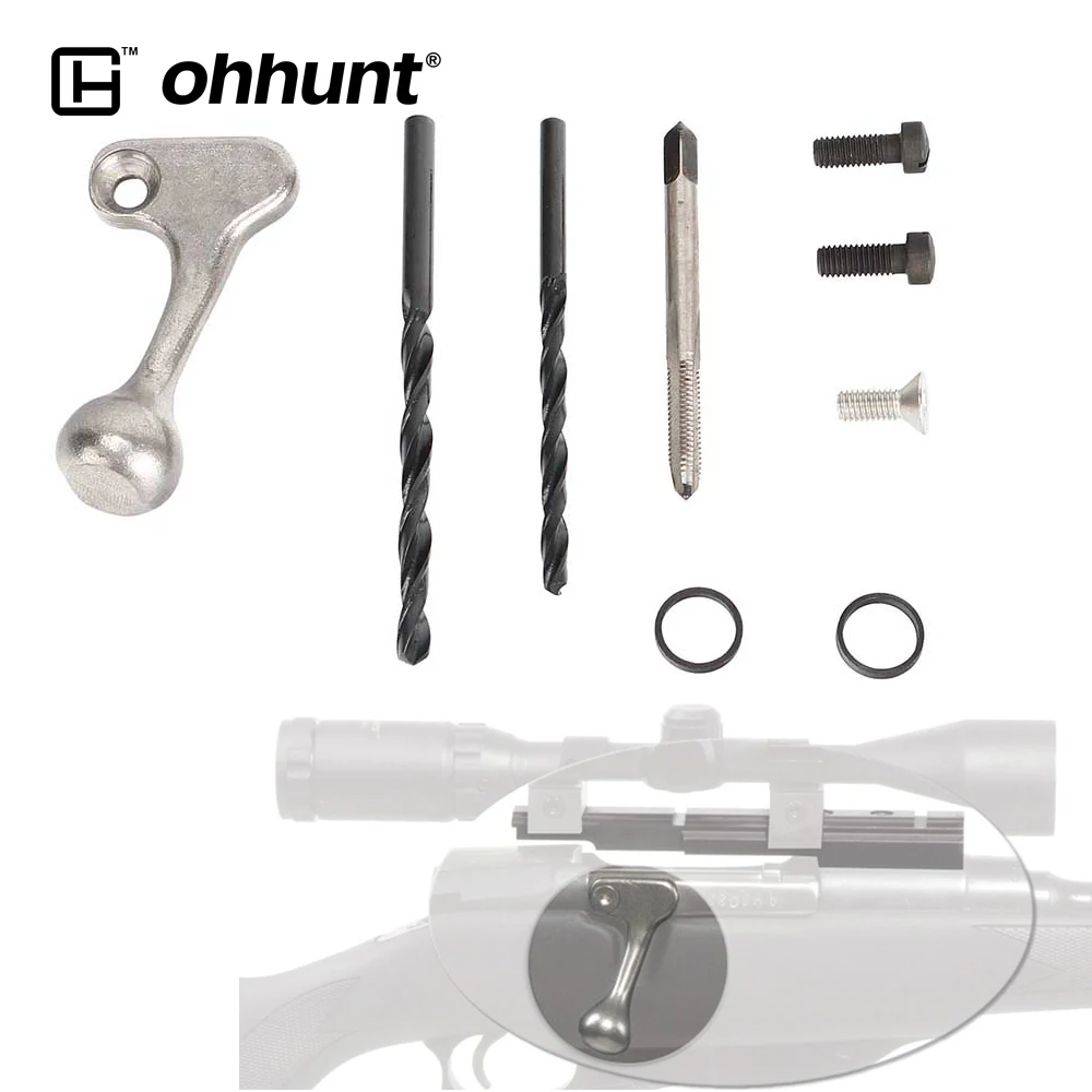 

ohhunt Tactical Mosin Nagant Polished Stainless Steel Bolt Handle Bent Parts Bolt Adapter Sets Hunting Rifle Accessories