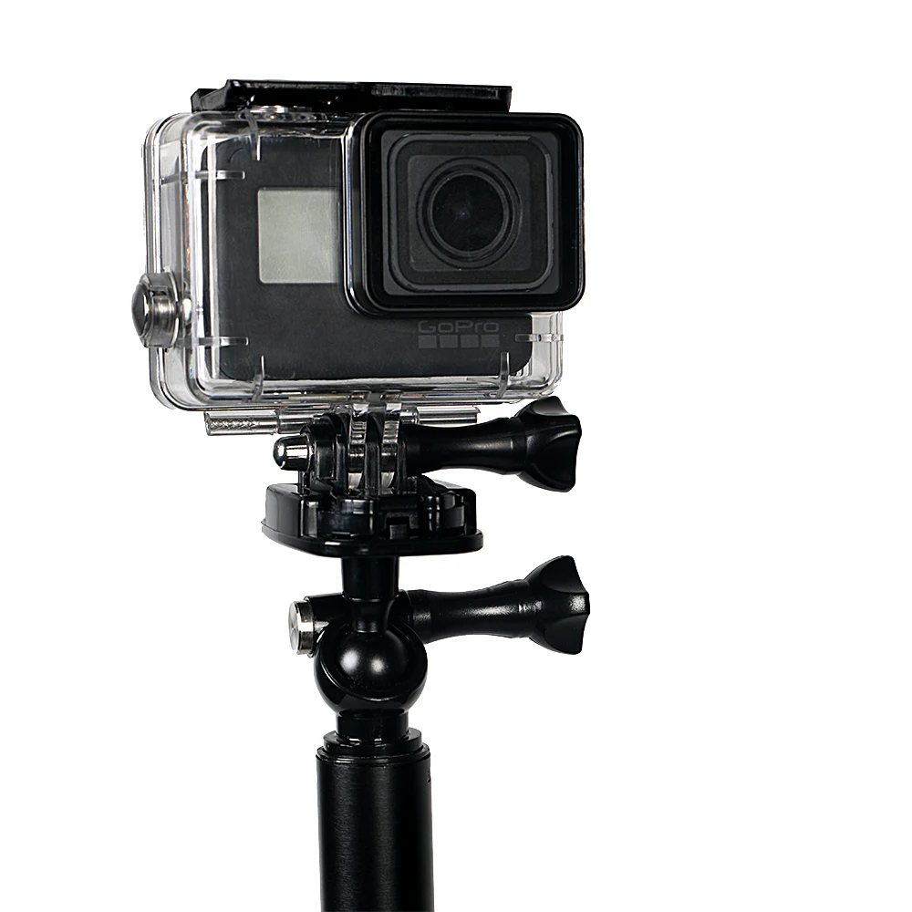 Удлиненная селфи палка на 360 градусов для камеры Gopro Hero 6 5 4 SJCAM SJ4000 Xiaomi Yi 2 Mijia|monopod for